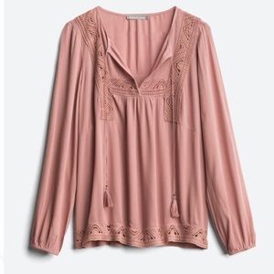 Dalyn Crochet Detail Top